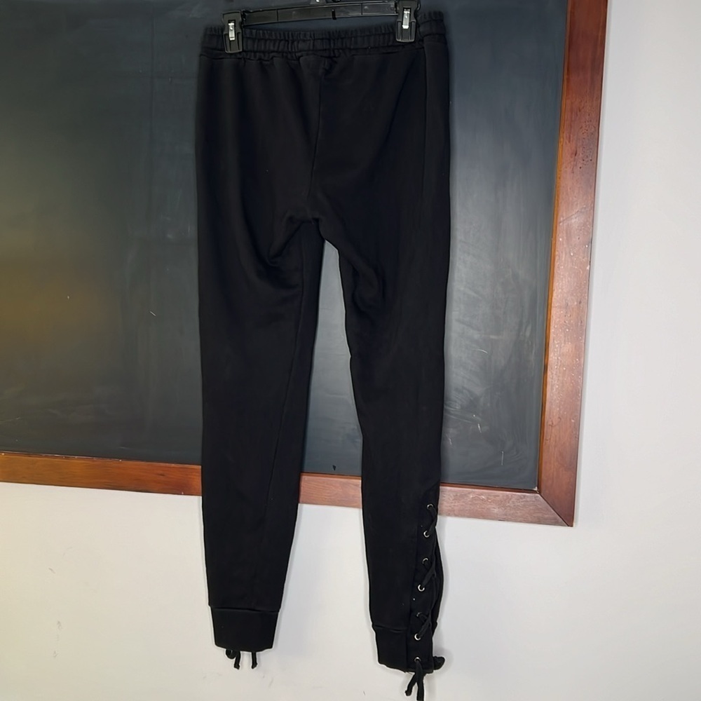 Michael Lauren Women Size L Sweatpants Lace Up Legs - Picture 3 of 4